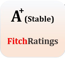 A+(stable) FitchRatings